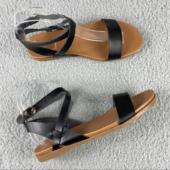 ABOUND Sienna Flat Ankle Strap Sandal Black‎ Size 5.5 - Picture 12 of 12